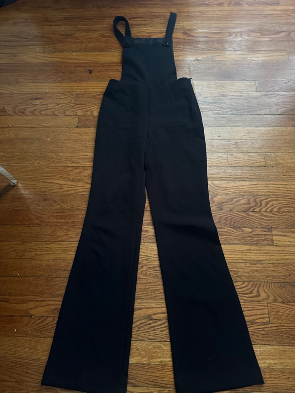 Romeo & Juliet Couture Black Wide-Leg Pinafore Jumpsuit